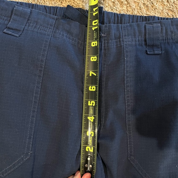 Carhartt Scrub Pants Men’s Small Navy Ripstop Cargo Boot Cut Utility - Picture 5 of 8